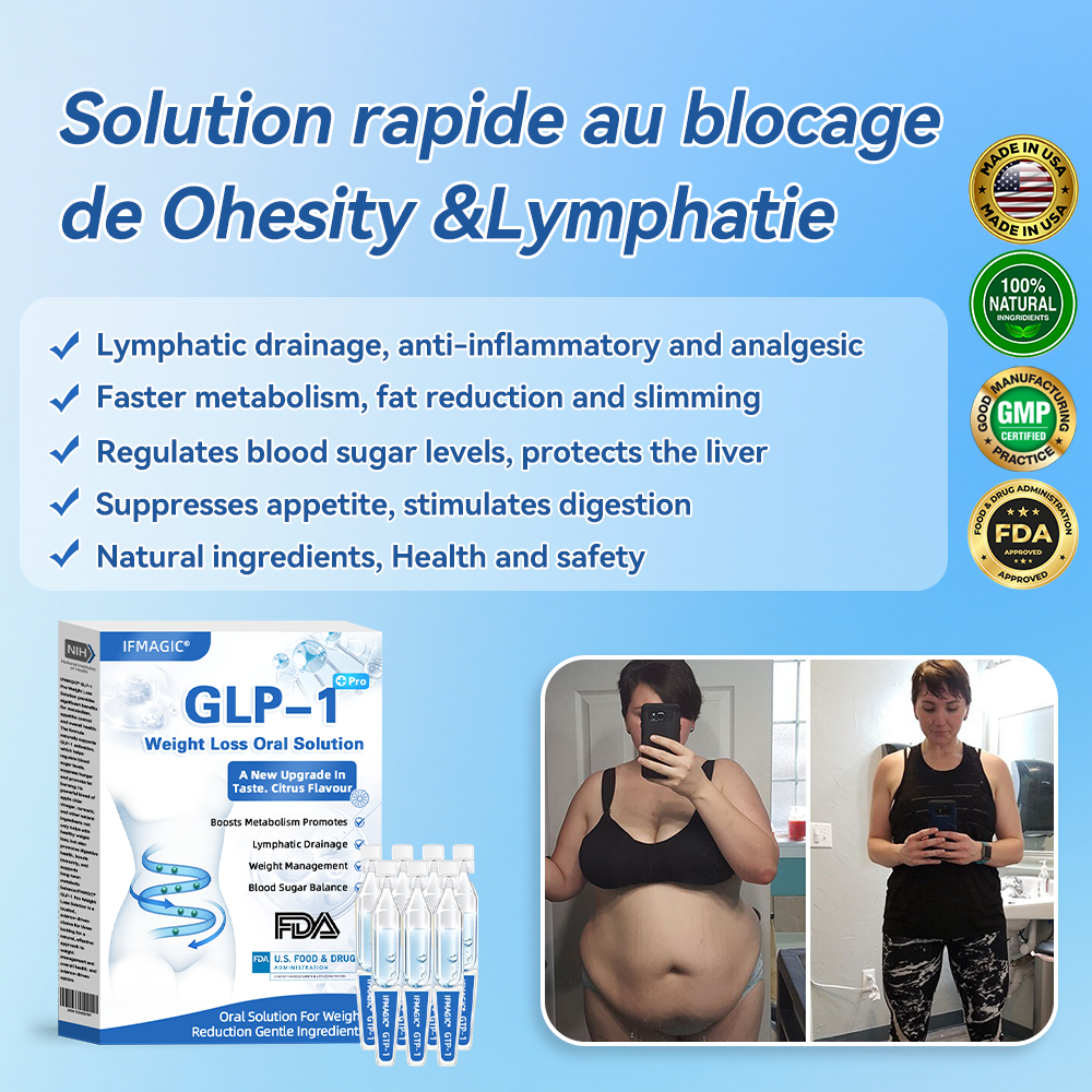 【specialty store】IFMAGIC® GLP-1 Pro Weight Loss Oral Solution 7 days visible effect, no side effects, suitable for all age groups👨🔬