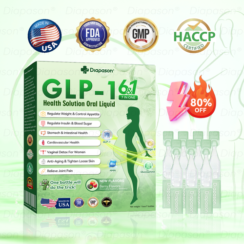 Official Store | 𝐃𝒊𝓪𝐩𝓪𝙨𝐨𝒏®USGLP-1 Six-in-One Health Solution Oral Liquid (Just once a day, visible changes in 7 days) For obesity, cardiovascular health, diabetes, sleep apnea, Gut Health, joint issues, and more