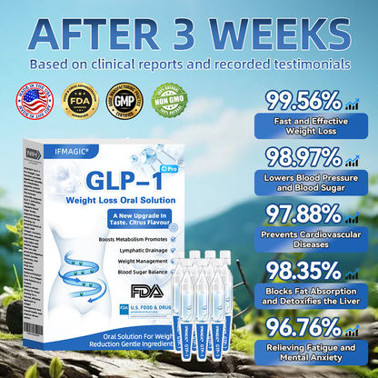 【specialty store】IFMAGIC® GLP-1 Pro Weight Loss Oral Solution  7 days visible effect, no side effects, suitable for all age groups👨‍🔬